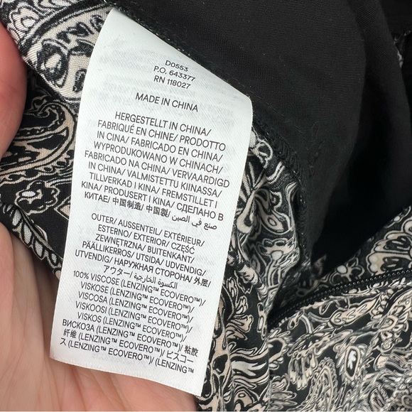 Boden Tie Neck Keyhole Jumpsuit 4 Regular - Picture 11 of 12